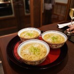 鷹匠鍋 あか羽 - 鴨そば　中華麺