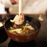 鷹匠鍋 あか羽 - 猪肉