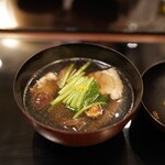 鷹匠鍋 あか羽 - 猪椀はきのこたっぷり