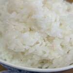 江ちゃんラーメン - ご飯のアップ♫