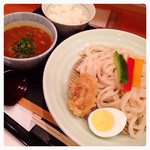 さん楽 - カレーつけ麺(５月のスペシャルランチ)