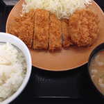 Katsuya - ロース メンチカツ定食