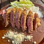 珊瑚礁 - ビーフカツカレー