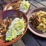 珊瑚礁 - カレー３種