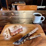 ふたつの彗星 - レモンケーキ・コーヒー(お豆は蛭子町珈琲さん)