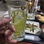 海鮮居酒屋 善進丸 - 緑ハイで乾杯
