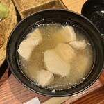 とんかつ けい太 - トン汁