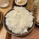 とんかつ けい太 - 山形県のつや姫(//∇//)