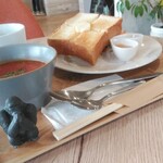 02glee - スープ・サラダセット＆ゴリラ　