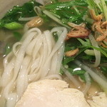 ハノイ・カフェ - 平打ち麺