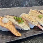 南房総 やまと寿司 - 恐る恐る時間を掛けて均等に炙った感じww