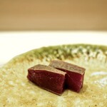 おかめ寿司 - 本鮪赤身漬け