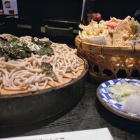 日本橋 やぶ久 - 舞茸天せいろ♪