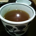 伍法 - つゆを蕎麦湯で割ったところ。