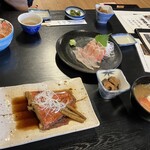 ぼら納屋 - 金目鯛煮付け定食