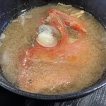 ぼら納屋 - 金目鯛みそ汁