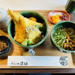 あなご飯 津田 - 津田御膳　あなご天丼　２２５０円