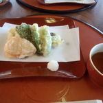 錦水亭 - てんぷら