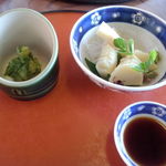 木の芽和えとのこ造り