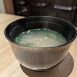鮨 蒼井 - 味噌汁