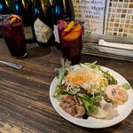 セブンストック - グラタンランチの前菜。