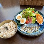 バルバルキッチンアメリ - サラダランチ：炙り〆鯖etc.(¥1,200)