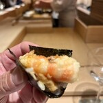 鮓処 ひろ志 - 海老の天むす風