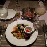 Giglio - 14.05.21 前菜盛り合わせ(410円)・パン・ガヴィ(860円)