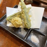 陽 - オクラ天ぷら