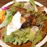 ヱビス珈琲 - ガレット ポークスペアリブ 1,400円✨ランチとして3種のガレットが用意されています。