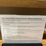 ジャパニーズ ラーメン 五感 - 卓上説明書き(英語)