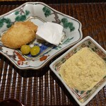 料理屋 みや﨑 - 蟹フライ　タルタルも美味しい