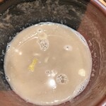 中華蕎麦 とみ田 - 柚子浮かぶスープ割り