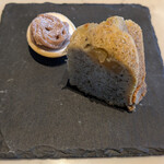 レストラン Chef's Theatre - 紅茶のクグロフといちじくのモンブラン