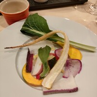 セ シュエット - 季節のお野菜、豆腐ディップ添え