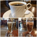 ヱビス珈琲 - ヱビスブレンド珈琲 450円、シードル ドライ550円、シードル ロゼ 500円✨ドリンクも抜かりなく。