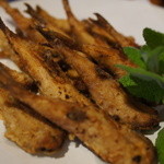 魚山人 - ふぐから揚げ。