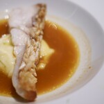 tens. - 山口　萩　甘鯛のウロコ揚げ　魚介ブイヤベース