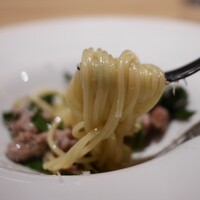 tens. - 芹と葉ニンニクのアーリオオーリオ