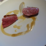 ピ・グレコ - 岩手鴨胸肉のロースト、実山椒のソース