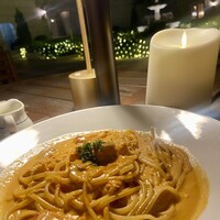 イル・ジャルディーノ - カニのクリームトマトパスタ