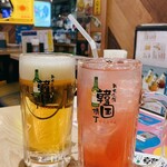 新大久保韓国横丁 チキン屋 - ドリンク