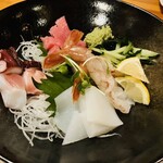 朱楽 - お造り3種盛り合わせ✨（4種あり(///ω///)）