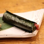 にぎり鮨 一五〇 - 中トロ  の細巻き。