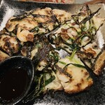 朱楽 - 海鮮チヂミ✨バリパリ感がにモッチリ香ばしい！✨️