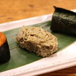 にぎり鮨 一五〇 - 蟹おはぎ