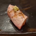 鮨 加 - 炙り大トロ