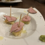 とんかつ そら - かも。ネギのフライが◎