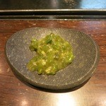 焼肉萬野 - わさびも美味しいです。