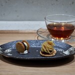 Haruka Murooka - 自家製ラムレーズンのバターサンドクッキー/焼き芋タタン